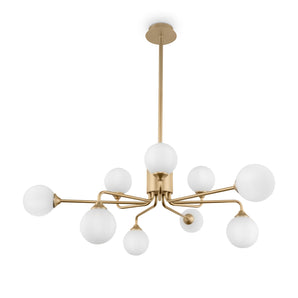 Kronleuchter Alexis in Mattes Gold G9