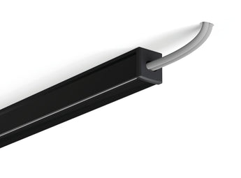 Endkappe mit Loch PIKO-ZM-OTW schwarz ABS