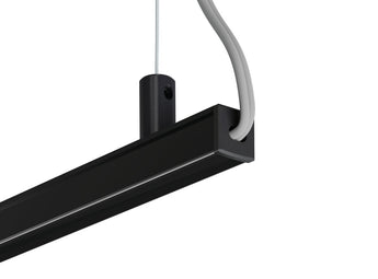 Endkappe mit Loch PIKO-ZM-OTW schwarz ABS