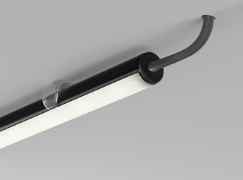 Endkappe mit Loch PIKO-O-OTW schwarz ABS