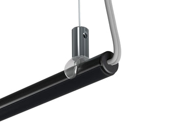 Endkappe mit Loch PIKO-O-OTW schwarz ABS