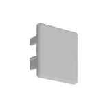 Endkappe GLAZA-DUO grau ABS