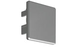 Endkappe GLAZA-DUO silbern ABS