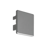 Endkappe GLAZA-DUO silbern ABS