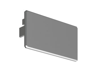 Endkappe LIPOD-50 silbern ABS