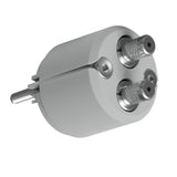 Abdeckung für Stromversorgung JAZ-DUO-W grau ABS Aluminium rostfreier Stahl