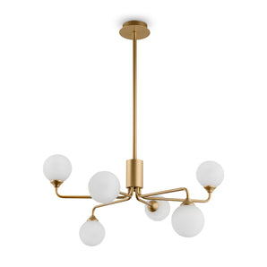Kronleuchter Alexis in Mattes Gold G9