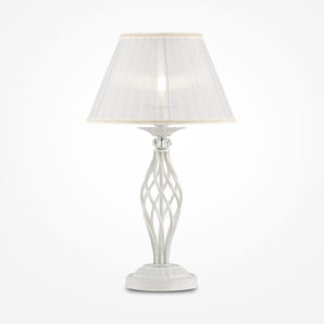 Tischleuchte Barrel O453FL-01GF Weiß