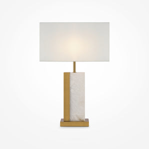 Tischleuchte Bianco in Messing E27